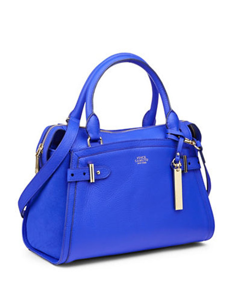 Vince Camuto Robyn Mixed Media Satchel - Violet