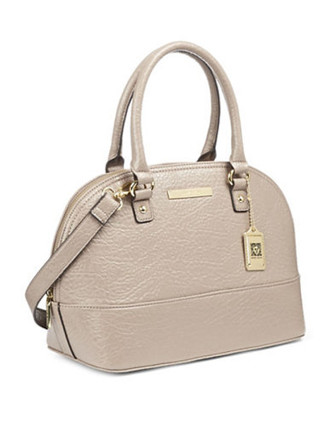 Anne Klein Structured Dome Satchel - Earth