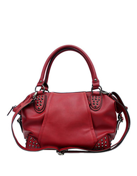 Jessica Simpson Rebel Satchel - Dark Cherry