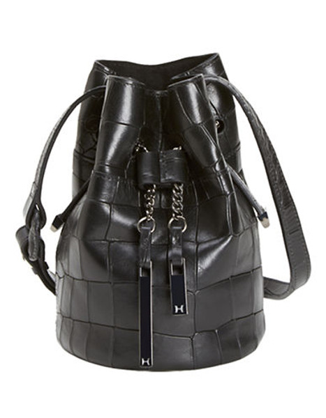 Halston Heritage Chain Handle  Mini Bag - Black