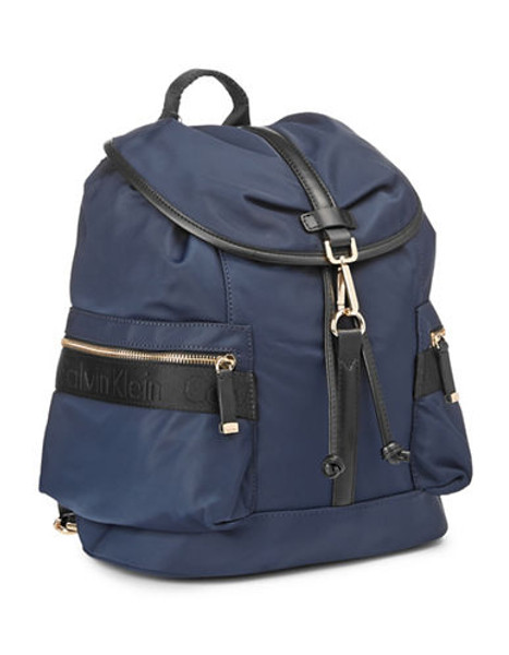 Calvin Klein Talia Nylon Backpack - Navy