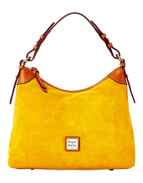 Dooney & Bourke Suede Hobo - Palomino