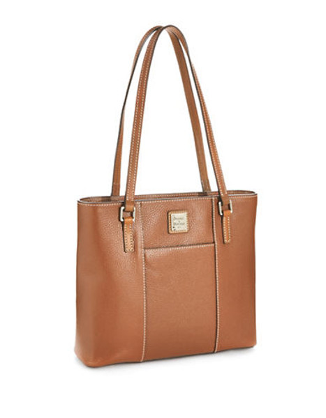 Dooney & Bourke Lexington Leather Shopper - Caramel