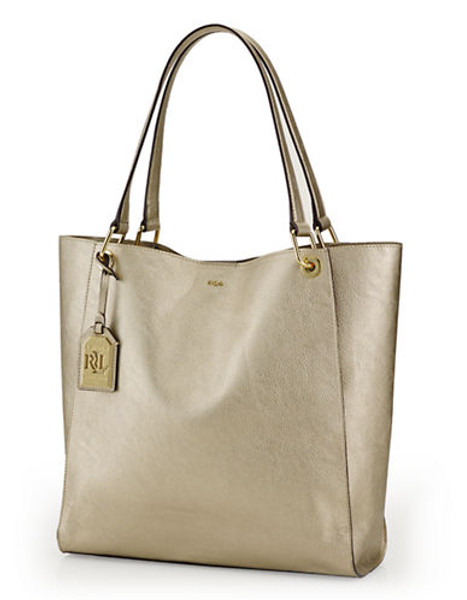 Lauren Ralph Lauren Aiden Tote - Gold