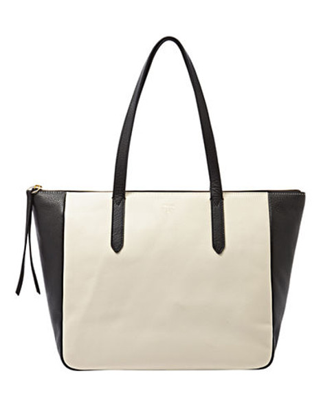 Fossil Sydney Shopper - White