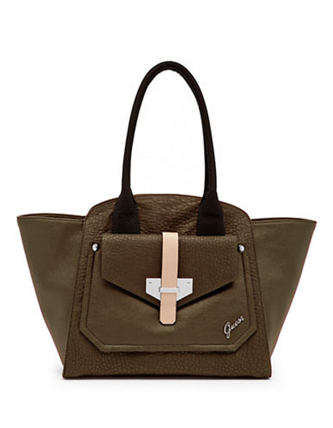 Guess Quinn Tote - Olive