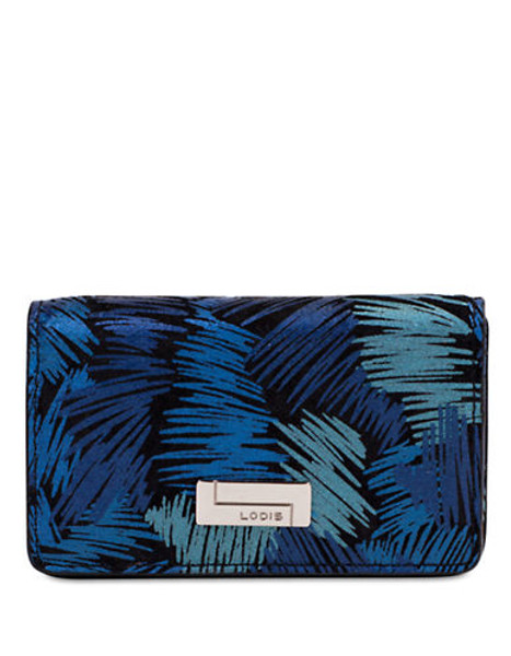 Lodis Mallory Mini Card Case - Blue