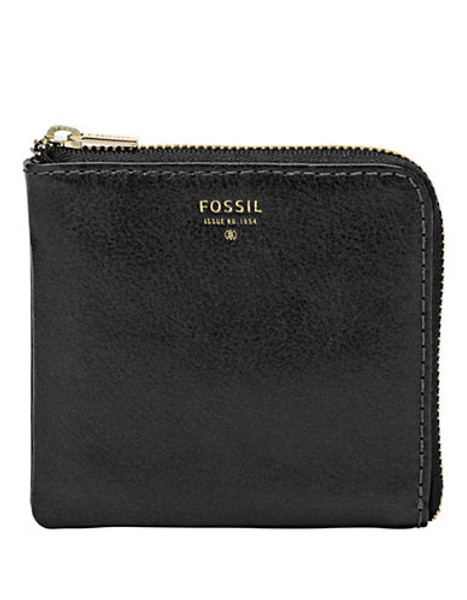 Fossil Sydney L  Zip Coin - Black