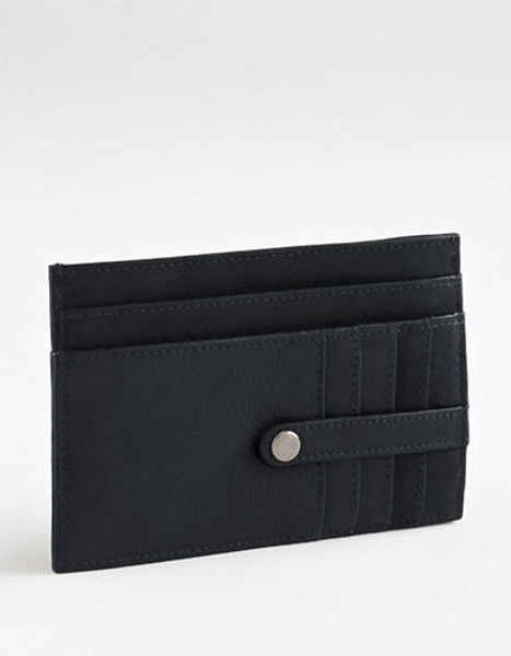 Derek Alexander Leather Cardholder - Brown