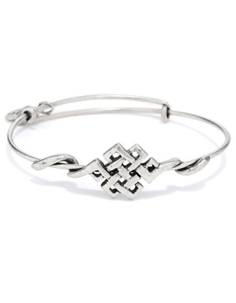 Alex And Ani Endless Knot Wrap - Silver