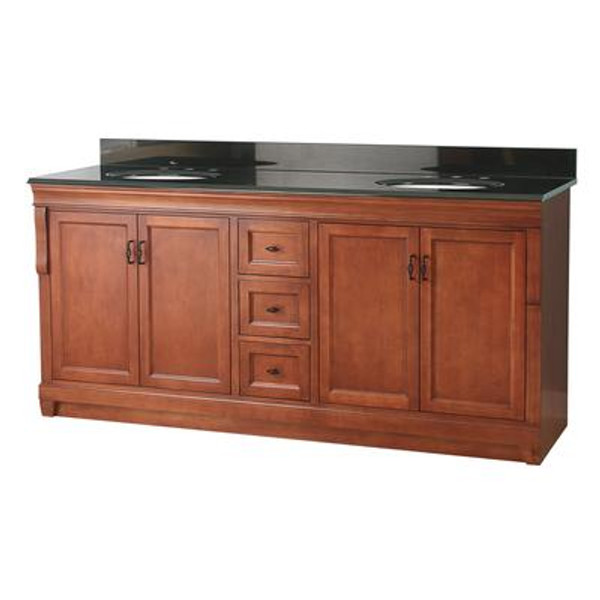 Naples 72 Inch Vanity combo with Black Granite top