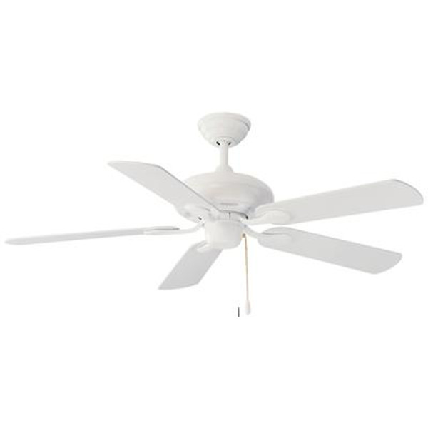 White Contractor Ceiling Fan - 52 Inch