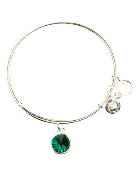 Alex And Ani May Birthstone Charm Bangle - Silver