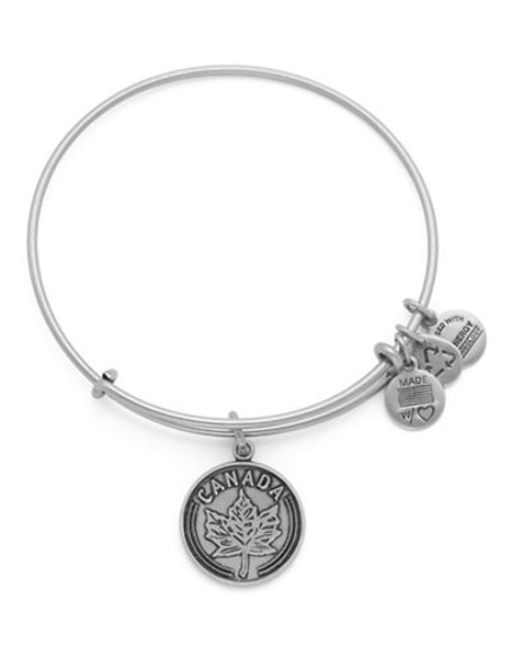 Alex And Ani Places We Love Silver Plated No Stone Bangle - Silver