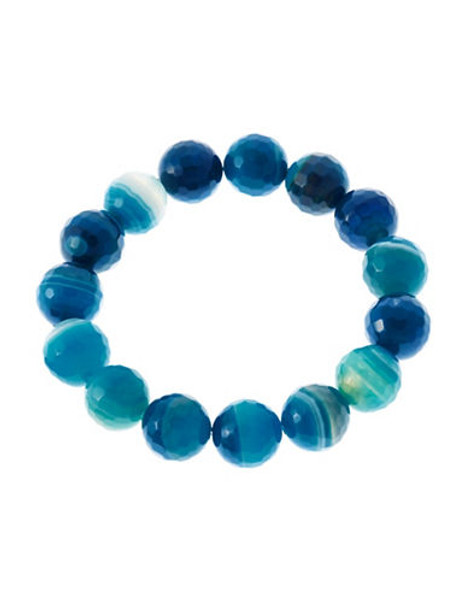 Kenneth Jay Lane Stone Stretch Bracelet - Blue