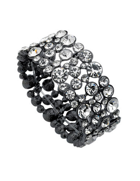 Guess Crystal-Accented Bracelet - Black