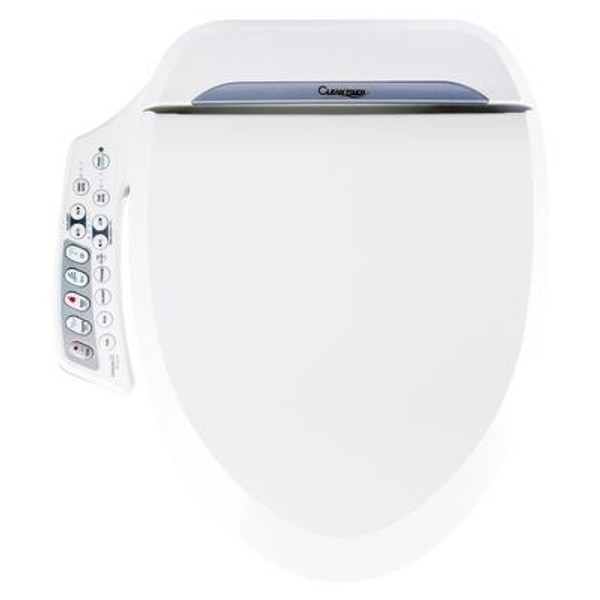 White Color Bidet Seat - Small Size With Console Control.