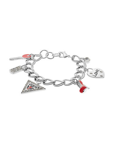 Guess Epoxy Charm Bracelet - Silver