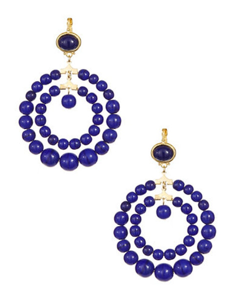 Kenneth Jay Lane Wire earring - Blue