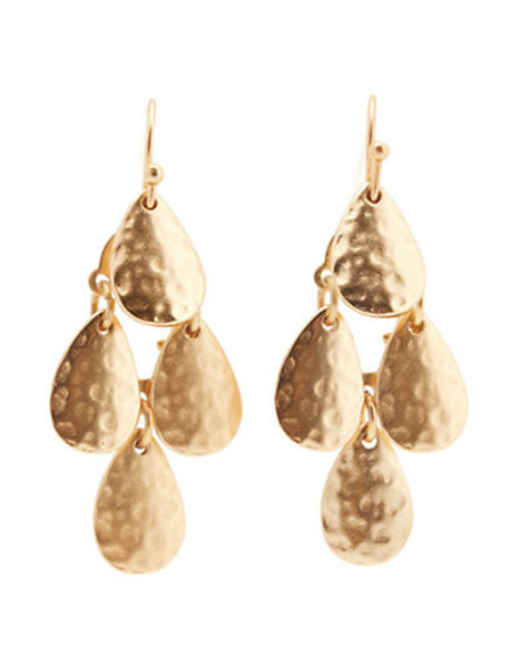 Jones New York Small Hammered Chandelier Earring - Gold