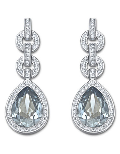 Swarovski Adore Pierced Earrings - Silver