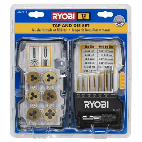 13 Piece Tap & Die Set