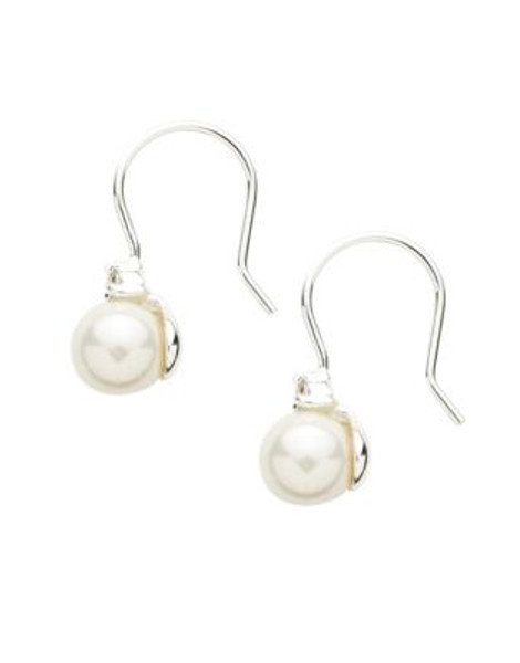 Lauren Ralph Lauren Pearl Drop Earring - WHITE