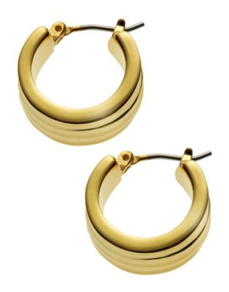 Lauren Ralph Lauren Multi-Band Hoop Earrings - GOLD