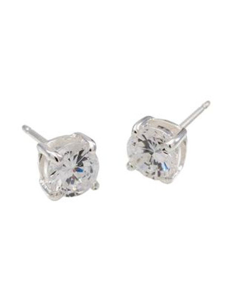 Carolee Petite CZ Stud Earrings - SILVER