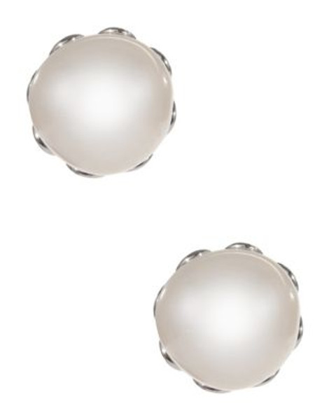 Expression Sterling Silver Stud Earrings - SILVER