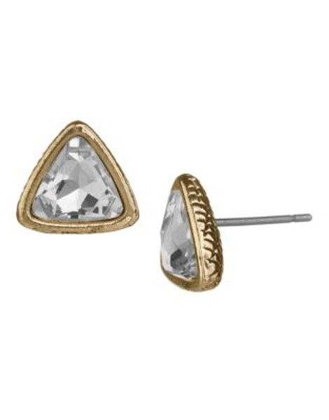 Sam Edelman Metal Glass Stud Earring - CRYSTAL