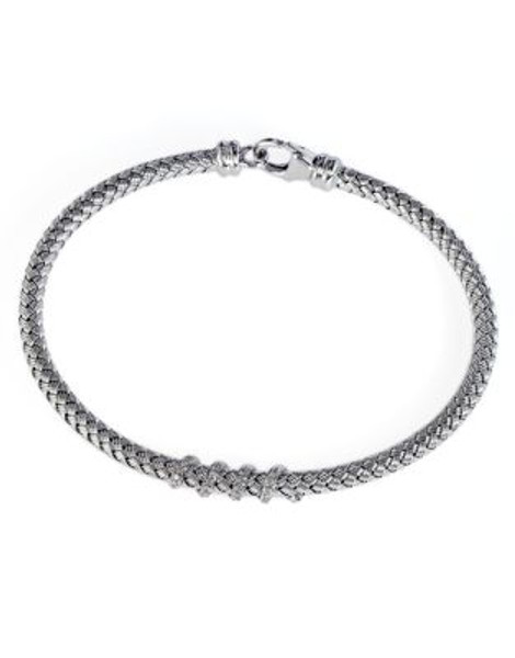 Effy Sterling Silver Diamond Tennis Bracelet - SILVER