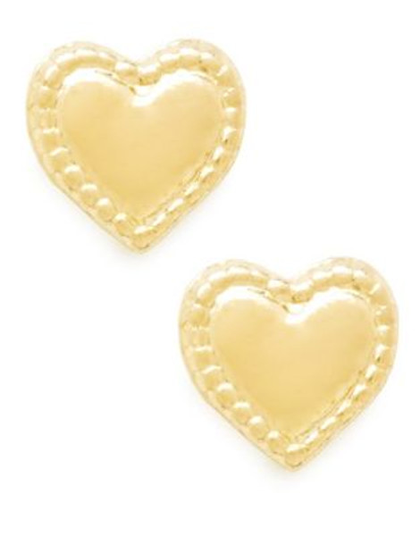 Fine Jewellery Children's 14kt Yellow Gold Earrings - YELLOW GOLD