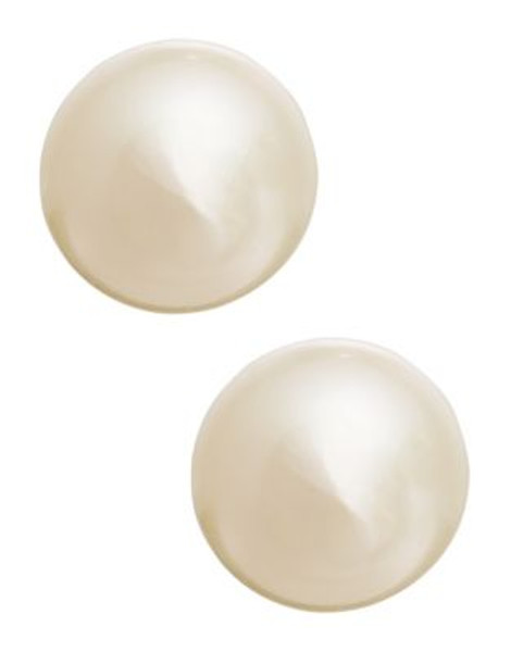 Fine Jewellery Girls 14K White Pearl Stud Earrings - PEARL