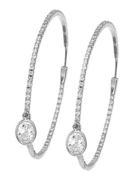 Ivanka Trump Black And White Earrings 18kt White Gold - DIAMOND