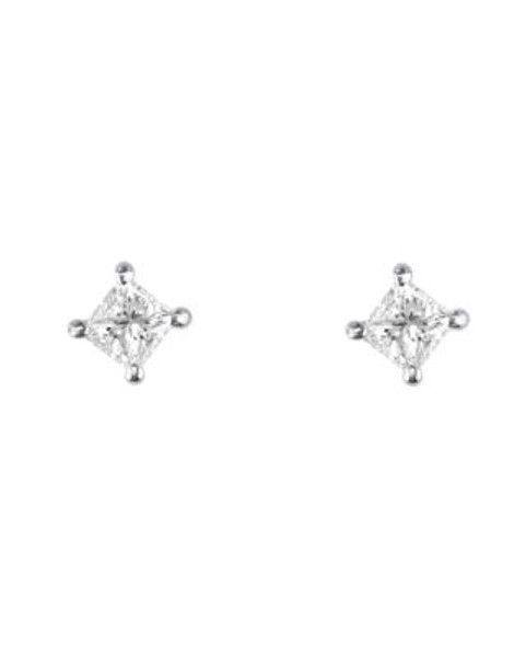 Effy 14K White Gold 0.33ct Diamond Earrings - DIAMOND