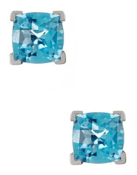 Effy 14K White Gold Blue Topaz Earring - TOPAZ