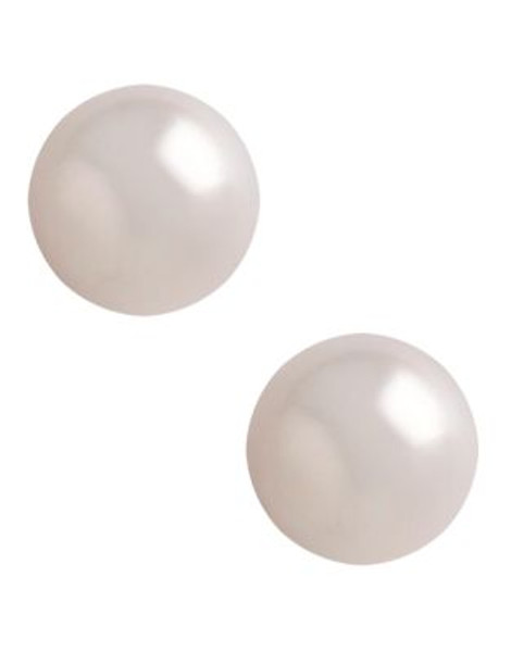 Fine Jewellery 14K Yellow Gold Freshwater 8 5mm Freshwater Pearl Stud Earrings - PEARL