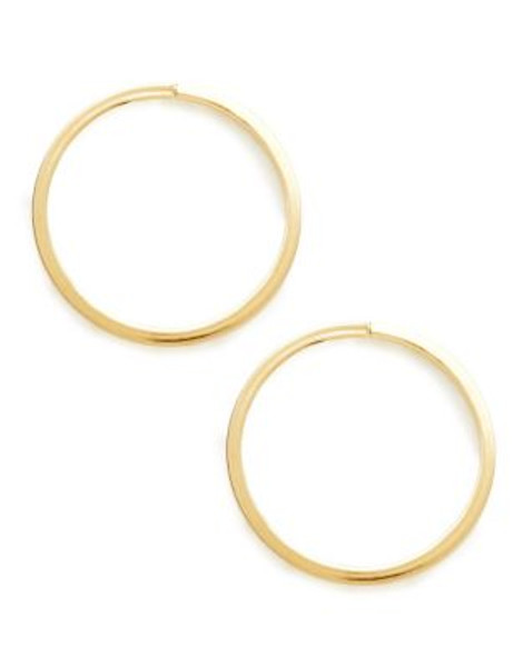 Fine Jewellery 14KT Square Hoops - GOLD