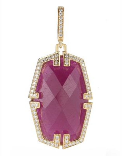 Ivanka Trump Patras Pendant 18kt Yellow Gold - RUBY