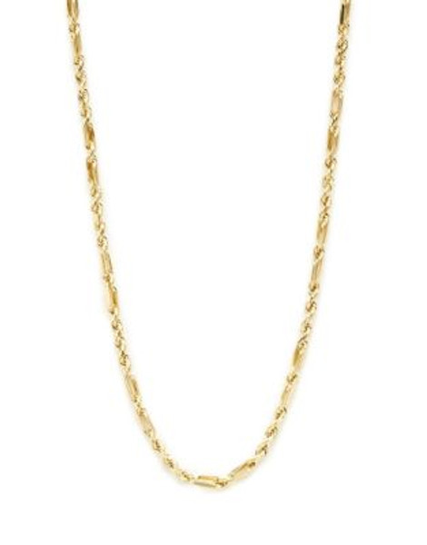 Fine Jewellery 14K Yellow Gold Hollow Supreme Link Chain Necklace - YELLOW GOLD