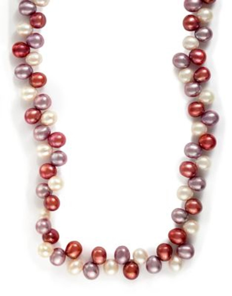 Effy 14K Yellow Gold Multi Coloured Freshwater Pearl Necklace - MULTI COLOURED