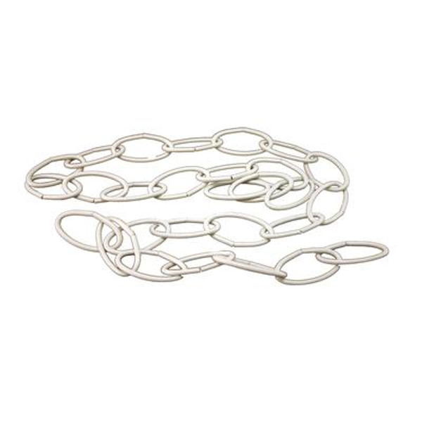 White Oval Chain - 3 Feet (0.91 m)