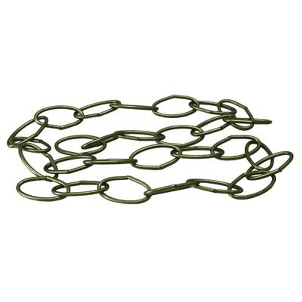Pewter Oval Chain - 3 Feet (0.91 m)