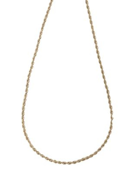 Fine Jewellery 14K White Gold Seamless Rope Necklace - WHITE GOLD