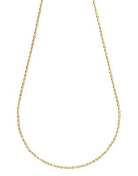 Fine Jewellery 14K Yellow Gold Seamless Rope Chain - YELLOW GOLD
