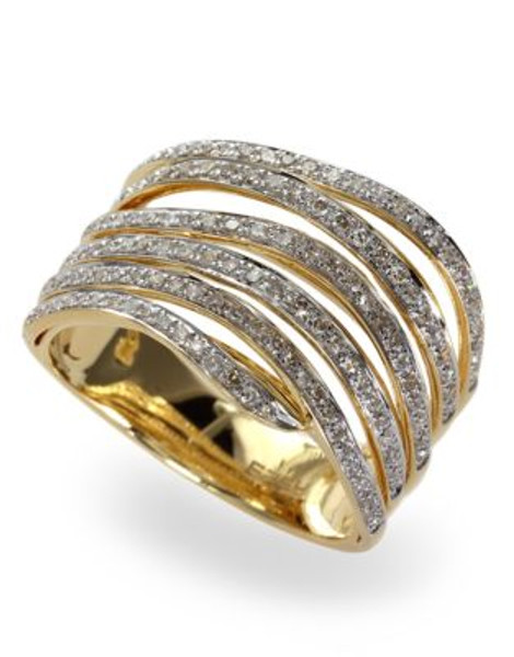 Effy 14k Yellow Gold Diamond Ring - DIAMOND - 7
