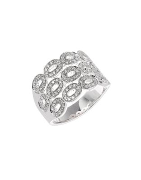 Ivanka Trump Signature Ring. 18kt White Gold - DIAMOND - 7