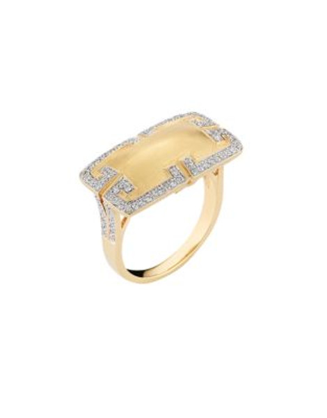 Ivanka Trump Metropolis Ring. 18kt Yellow Gold - DIAMOND - 6