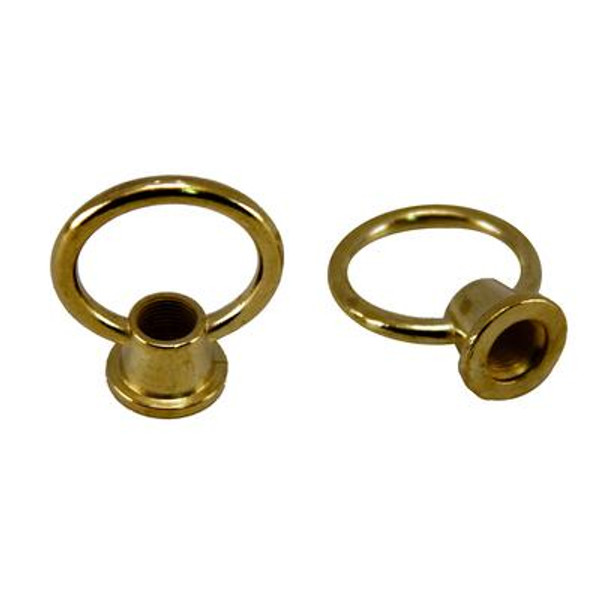 Bright Brass Loops - 1 1/2 Inch (3.8 cm)